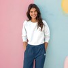 Dalix Ghost Embroidered Fleece Jogger Cuff Sweatpant Sweats Soft Warm Cute Womens - 3 of 4