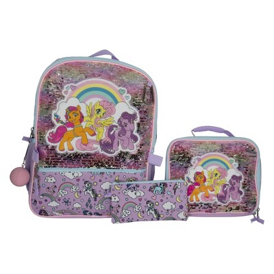 My little pony rolling backpack hotsell