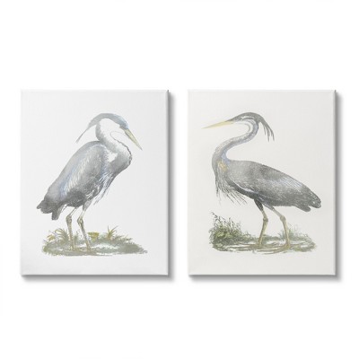 Stupell Industries Minimalist Vintage Cranes Marshland Birds : Target