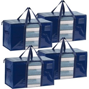 4/6/8 Pack Moving Bags, Moving Supplies, Moving Boxes, College Packing Storage Boxes Lids Alternative, Heavy Duty Totes - 1 of 4