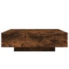 vidaXL Modern Smoked Oak Coffee Table – Features Adjustable RGB LED Lights - 4 of 4