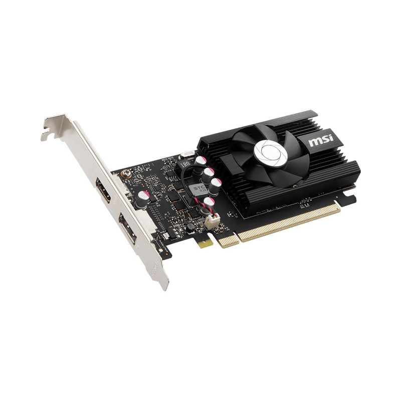 MSI GeForce GT 1030 4GB GDDR4 PCI Express 3.0 x16 (uses x4) ATX Video Card GT 1030 4GD4 LP OC, 2 of 6