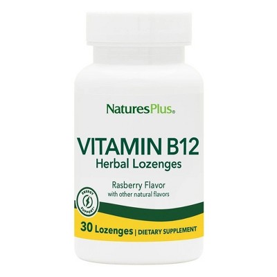 B-12 Herbal Lozenges by Nature's Plus  -  30 Lozenge