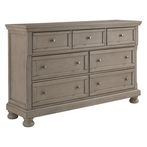 Lettner Dresser Light Gray - Signature Design by Ashley: Traditional 7-Drawer Storage - image 1 of 4