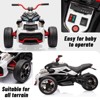 Jojoka 12V Kids ATV Ride On Car, Battery Powered Ride on Toys, 3 Wheelers Off-road Electric Vehicle with Bluetooth Audio, High/Low Speed, Headlights - 3 of 4