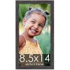 PosterPalooza | Photo Size Shabby Chic Black Picture Frame - UV Acrylic, Foam Board Backing, Hanging Hardware - 2 of 4