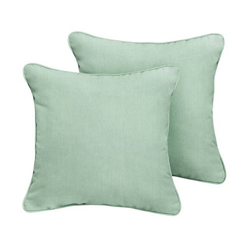 Corona Outdoor Blue Water Resistant Pillows (Set of 4)
