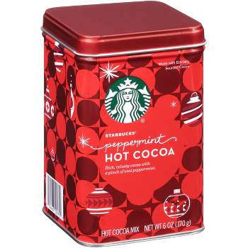 Starbucks Peppermint Hot Cocoa Tins - 6oz