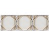 3pc Shimmering Symphony Glitter and Gold Foil Abstract Triptych Canvas Wall Art Set - Madison Park: Luxury Glam Decor, Vertical Orientation - 4 of 4