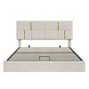 KTMBDW Queen Size Lift Up Storage Bed, Modern Upholstered Headboard, Hydraulic Support, No Box Spring Needed - 4 of 4