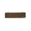 HomeStock X-Style Modern Dining Room Bench with Wooden Seat, 60x15x18 Inch, Brushed Black - 4 of 4