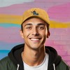 Dalix Giant Lizard Kaiju Embroidered Cotton Dad Hat Baseball Cap Adjustable Glow in the Dark Mens - 2 of 4