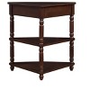 KWPZQEB Triangle Corner Table for Small Spaces, 3-Tier Corner Side Table, Wood End Corner Table - 4 of 4