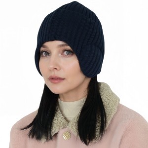 Anna-Kaci Warm Winter Knitted Beanie Hat with Earflap Daily Headwear Ski Mask for Men Women - 1 of 4