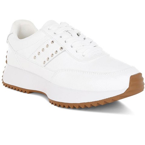 Женские кроссовки Rag & Co Womens Athion Studded Real Leather Sneakers 5
