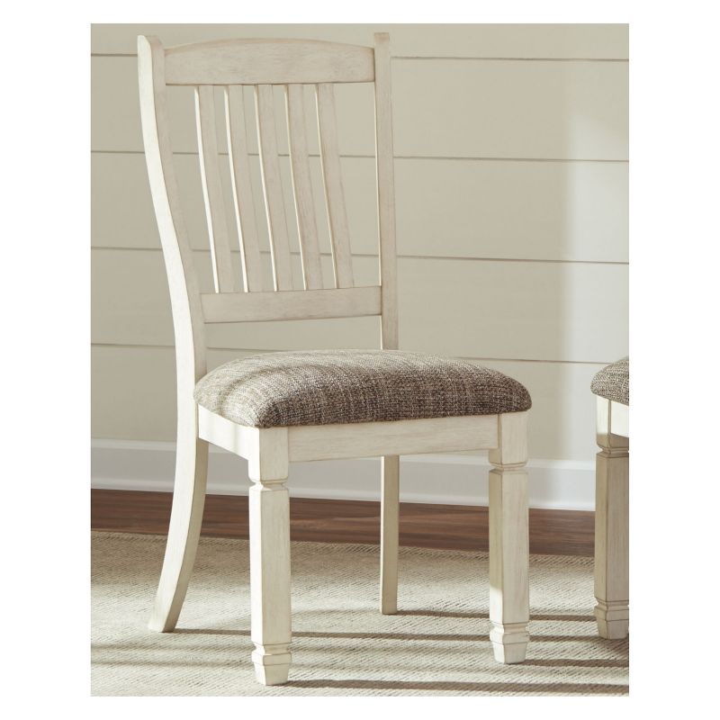 Set of 2 Bolanburg Dining Upholstered Side Chair Antique White - Signature Design by Ashley, 3 of 7