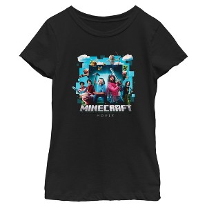 Girl's A Minecraft Movie Classic Gang T-Shirt - 1 of 4