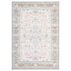 Washable Area Rug Vintage Medallion Floral Print Area Rug Non-Slip Low Pile Carpet for Dining Room Home Office - 3 of 4