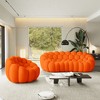 WJSHome 3 Seater Bubble Sofa and Single Seat Bean Bag Sofa, Comfy Mesh Fabric Upholstered Sofa for Living Room, Office, Apartment - 2 of 4