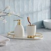 Roselli Trading Dubai 3 pc Bath set (brass trim) - 3 of 3