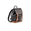 THE DUST COMPANY Leather Backpack Black Laurel Canyon Collection - 2 of 4