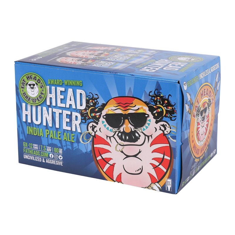 Fat Head&#39;s Head Hunter IPA Beer - 6pk/12 fl oz Cans, 3 of 5