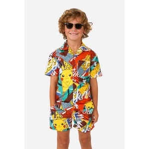 OppoSuits Boys Summer Set - Printed Top And Shorts - 1 of 4