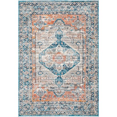 Nuloom Brynn Petalled Medallion Indoor Area Rug, 4' x 6', Beige