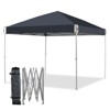Aoodor 10' x 10' Pop-Up Canopy Tent - Instant Setup Shade for Camping, Parties & Outdoor Events, UV Protection & Waterproof - 2 of 4