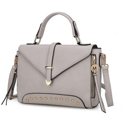 MKF Collection Angela Vegan Leather Women’s Satchel Bag by Mia K