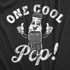 Mens One Cool Pop T Shirt Funny Father's Day Gift Soda Drink Joke Tee For Guys - Crazy Dog Men's T Shirt - 2 of 4