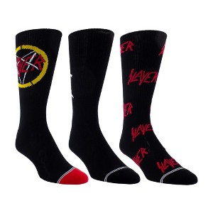 Slayer Men's Crew Socks - 3 Pack - 1 of 3