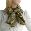 Slickblue Chic Leopard Pattern Silk Scarf in 3 Color Options – Soft, Lightweight, and Fashionable Scarf, 2 Sizes - 2 of 4