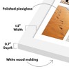 Americanflat 18x26 Collage Picture Frame - Use as Sixteen 4x6 Picture Frame Openings or One 18x26 Photo Frame Made of Engineered Wood - White - 3 of 4