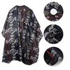 Unique Bargains Fashion Hair Cutting Cape 66.93"x57.09" Black White 1 Pc - 3 of 4