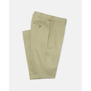 Lomsoe sage washed twill chino trousers classic fit - 1 of 1