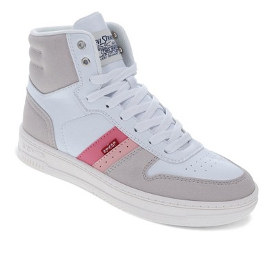 Levi's Womens Drive Hi Synthetic Leather Casual Hightop Sneaker Shoe