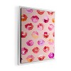 Ninola Design Sweet Pink Lips Framed Art Canvas - Society6 - 2 of 3