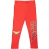 DC Comics Justice League Batgirl Supergirl Wonder Woman Girls 4 Pack Pants Little Kid to Big Kid - 2 of 4