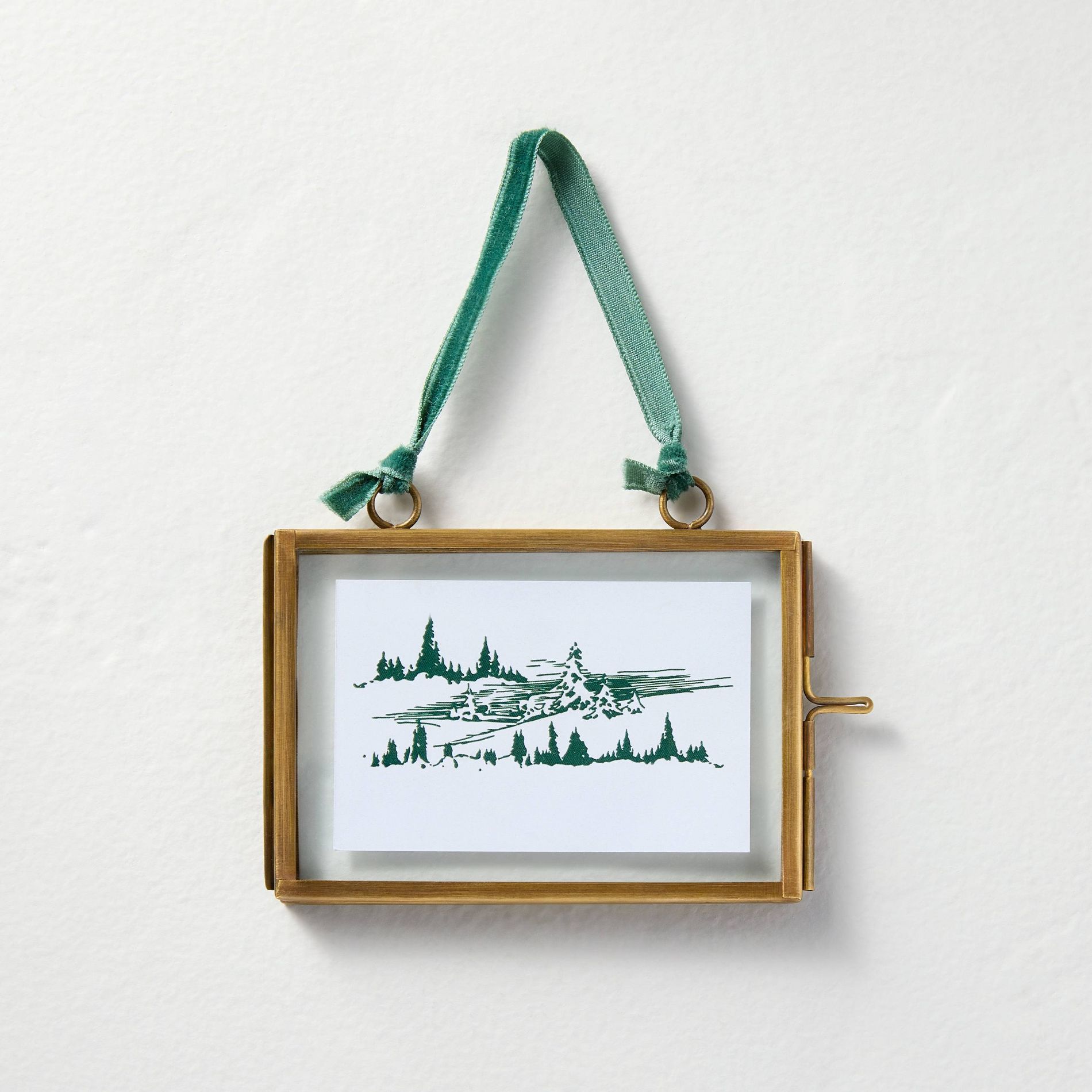 Brass and Glass Landscape Frame Ornament - Hearth & Hand™ with Magnolia