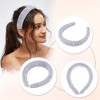 Unique Bargains Women's Fluffy Fuzzy Faux Pearl Plush Headband 1 Pc - 3 of 4