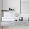 Modern Solid Classic Premium Luxury Cotton 6 Piece Bath, Face, and Hand Towel Set by Blue Nile Mills - 2 of 4