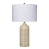 Marina Ceramic Table Lamp Taupe - Splendor Home: UL Listed, Linen Shade, 1-Way Switch - image 2 of 3