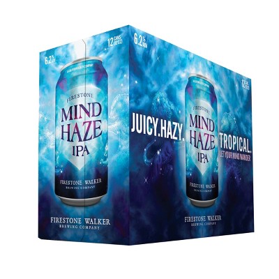 Firestone Walker Mind Haze IPA Beer - 12pk/12 fl oz Cans