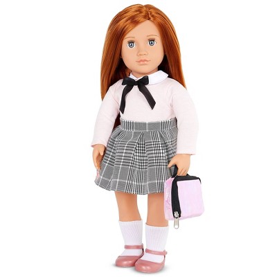 Our Generation Doll by Battat- Leah 18 Regular Non-Posable Equestrian  Horse Riding Doll- for Ages 3 & Up