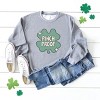 Simply Sage Market Women's Graphic Sweatshirt Pinch Proof Shamrock - 3 of 3