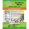 Larissa Veronica Raspberry Merlot Brazilian Coffee (Gourmet, Naturally Flavored, Whole Coffee Beans) (8 oz, ZIN: 566812) - 2 of 4