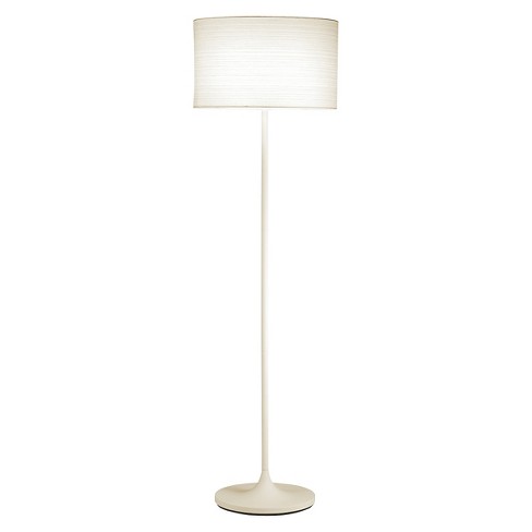 60 Oslo Collection Floor Lamp White, Floor Lamp White