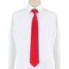 Allegra K Men's Pre Tied Formal Casual Zipper Solid Color Adjustable 8cm-wide Tie - 2 of 4