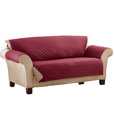 Collections Etc Reversible Quilted Furniture Protector Cover
